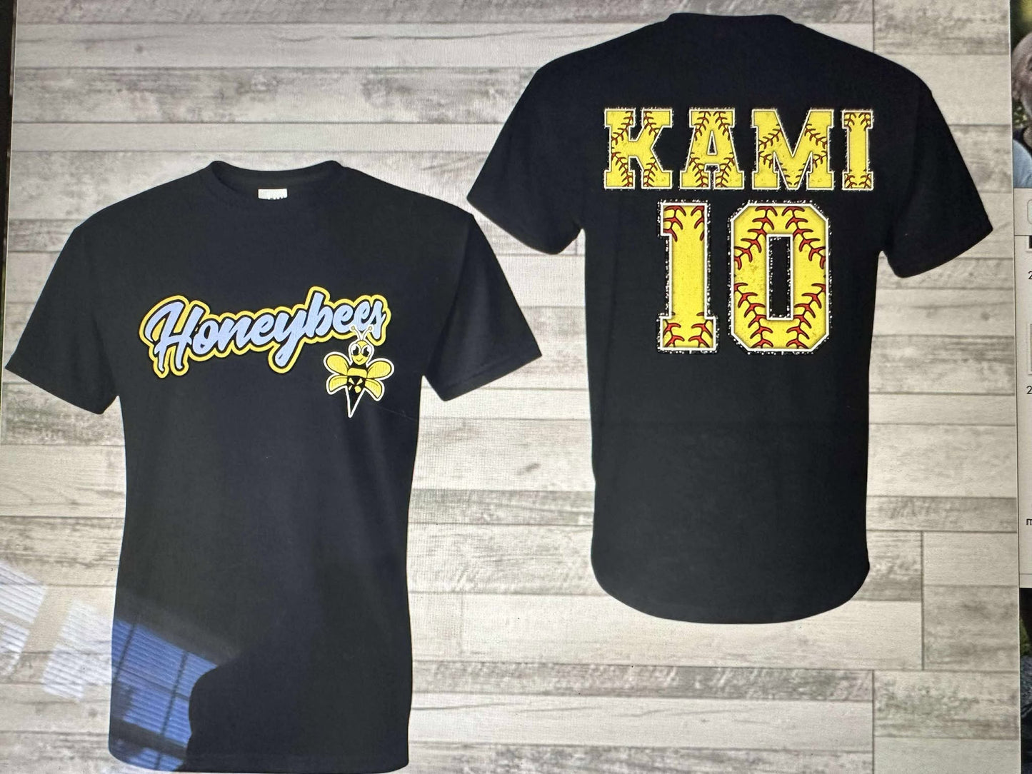 T-shirt Front & Back