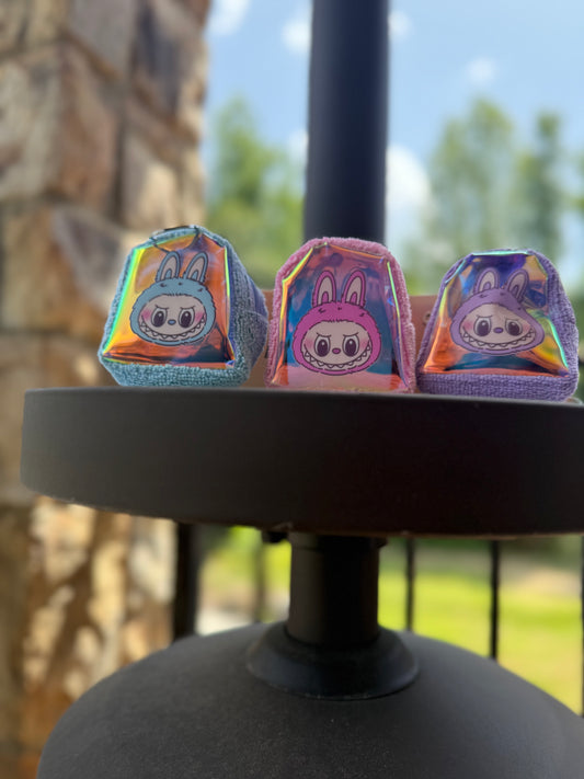 Labubu bookbag keychain