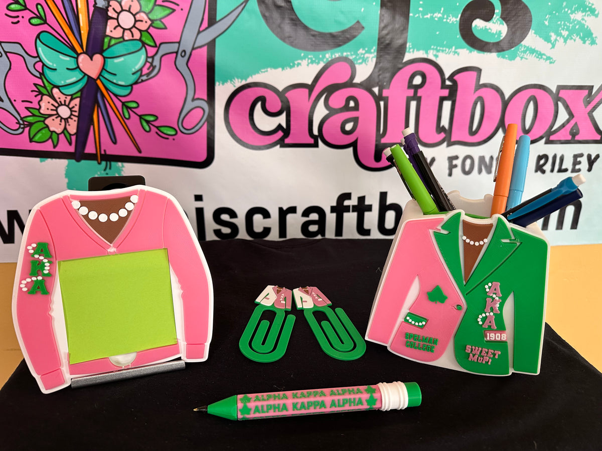 6 Piece Sorority Desk Set